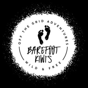 Mens Black Barefoot Kiwis S/S Tee  Design
