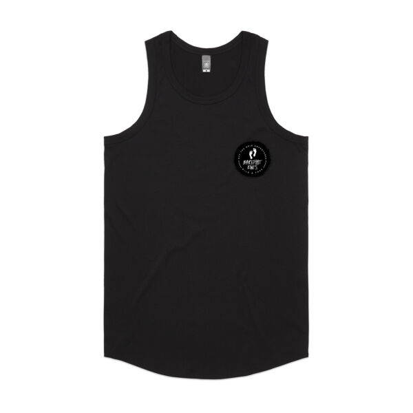 Mens Barefoot Kiwis Singlet Solid Logo style Thumbnail